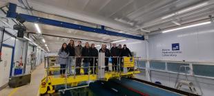 Tank testing at Kelvin Hydrodynamics lab at Strathclyde University